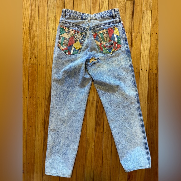 Vintage Get Used by Elie Jeans - patchwork style 80s/90s high rise - Picture 2 of 2